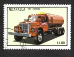 Sellos del Mundo : America : Nicaragua : Camion de Bomberos