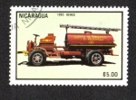 Stamps Nicaragua -  Camion de Bomberos