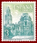 Stamps Spain -  Edifil 1936 Catedral de Murcia 3 NUEVO