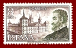Stamps Spain -  Edifil 2117 Juan de Herrera 8 NUEVO