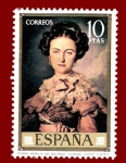 Stamps Spain -  Edifil 2152 María Amalía de Sajonia (Vicente López) 10 NUEVO