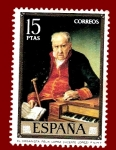 Sellos del Mundo : Europa : Espa�a : Edifil 2153 El organista Félix López (Vicente López) 15 NUEVO