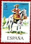 Stamps Spain -  Edifil 2170 Timbalero de caballos coraza 5 NUEVO