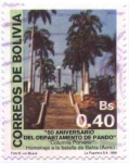 Stamps Bolivia -  50 Aniversario del Departamento de Pando