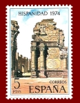 Stamps Spain -  Edifil 2215 Hispanidad 1974 5 NUEVO