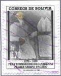 Stamps Bolivia -  Monseñor Bernardino Cardenas
