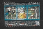 Stamps Finland -  1703 - Arquitectura