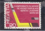 Stamps Switzerland -  CAMPEONATO DEL MUNDO HOCKEY SOBRE HIELO