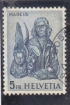 Stamps Switzerland -  ST. MARCUS 