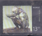 Sellos de Europa - Noruega -  INDIGENA