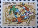 Stamps : America : Nicaragua :  1986 World Cup Soccer Championships, Mexico