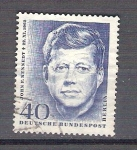 Stamps : Europe : Germany :  RESERVADO MANUEL BRIONES John F. KKennedy Y321