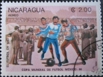 Sellos de America - Nicaragua -  1986 World Cup Soccer Championships, Mexico