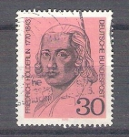 Stamps Germany -  Compositores Holderlin Y481