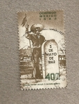 Sellos de America - M�xico -  5 Mayo 1862