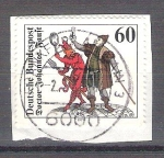 Stamps Germany -  Mefistófeles y Fausto Y875