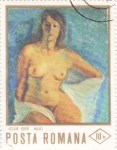 Sellos de Europa - Rumania -  PINTURA-DESNUDOS