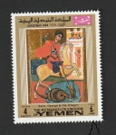 Stamps : Asia : Yemen :  Navidad 1969, San Jorge y el Dragón