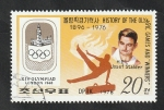 Sellos de Asia - Corea del norte -  1501 J - Josef Stalder, gimnasia, Medalla de oro en las Olimpiadas de Londres 1948