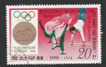 Sellos de Asia - Corea del norte -  1501 A - Alfred Flatow, gimnasia, Medalla de oro en las Olimpiadas de Atenas 1896