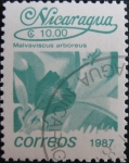 Stamps Nicaragua -  Flower