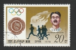 Stamps North Korea -  1501 C - Wyndham Hakswelle, atletismo, Medalla de oro en las Olimpiadas de Londres 1908