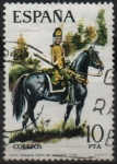 Stamps Spain -  Uniformes militares 