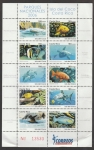 Stamps Costa Rica -  Pez loro bicolor
