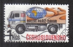 Sellos de Europa - Checoslovaquia -  Paris-Dakar Rallye (Liaz truck)