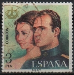 Stamps Spain -  Juan Carlos I y Doña Sofia