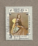 Stamps Laos -  Pintura española