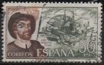 Stamps Spain -  Juan Sebastian El Cano