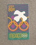 Stamps : America : Mexico :  Juegos Olimpicos 1968