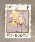 Stamps Laos -  Flores de Laos