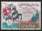 Stamps Spain -  VII centenario d´l´aparicion d´San Jorge en Alcoy