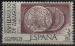 Stamps Spain -  Bimilenario d´Zaragoza Moneda d´Sesar Augusto 