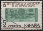 Stamps Spain -  Bicentenario d´l´Independencia d´l´Estados Unidos 