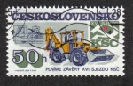 Stamps Czechoslovakia -  16º Congreso del Partido Comunista Metas y Proyectos