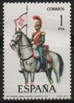 Stamps Spain -  Lanzero del Regimiento d´Calatrava