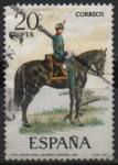 Stamps Spain -  Capitan d´Artilleria Sesion Montadas