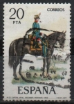 Stamps Spain -  Capitan d´Artilleria Sesion Montadas