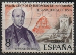 Stamps Spain -  Cetenario d´l´fundacion d´l´Compañia d´Santa Teresa d´Jesus. 
