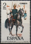 Stamps Spain -  Lancero d´Caballeria
