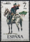 Stamps Spain -  Trompeta d´Artilleria