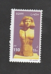 Sellos de Africa - Egipto -  Busto faraonico