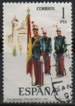 Sellos de Europa - Espaa -  Abanderado d´Infanteria Regimiento Inmemorial dl Rey