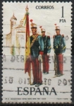 Stamps Spain -  Abanderado d´Infanteria Regimiento Inmemorial dl Rey