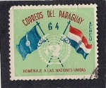 Sellos del Mundo : America : Paraguay : Homenaje a las Naciones Unidas