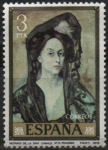 Stamps Spain -  Retrato d´l´Señora Canals