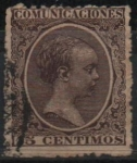 Stamps Spain -  Alfonso XIII